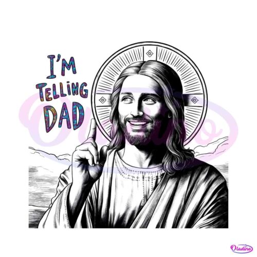 im-telling-dad-jesus-hola-png