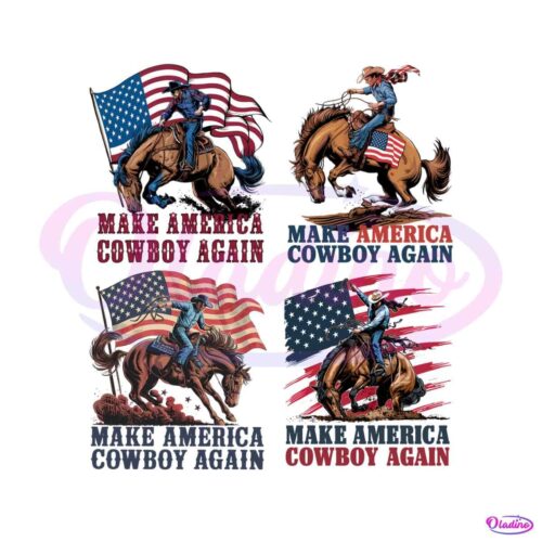 make-america-cowboy-again-png-bundle