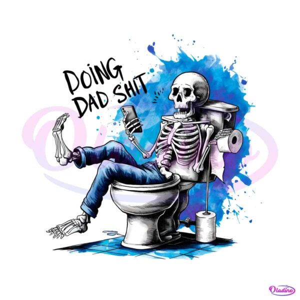 funny-doing-dad-shit-skeleton-png