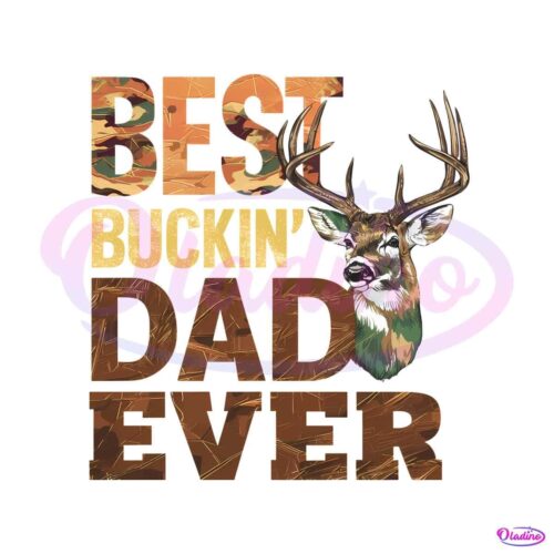 best-buckin-dad-ever-deer-head-png