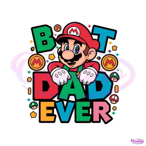 best-dad-ever-mario-dad-svg