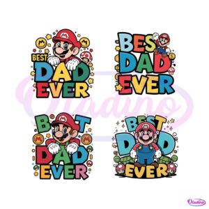 best-dad-ever-super-mario-svg-bundle