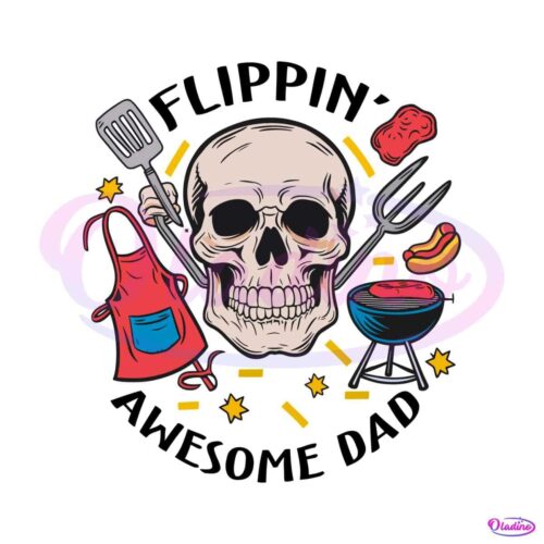 flippin-awesome-dad-funny-skull-png