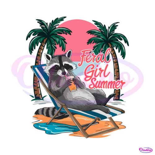 vintage-feral-girl-summer-opossum-png