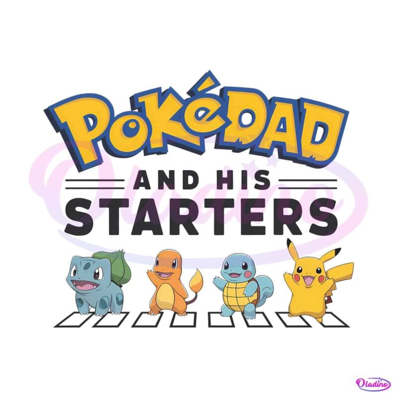 funny-dad-cartoon-pokedad-and-his-starters-png