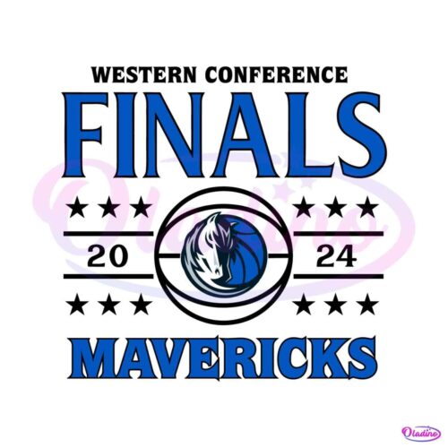 western-conference-finals-mavericks-2024-svg