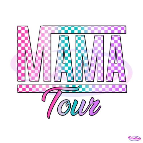 checkered-mama-tour-mom-life-png