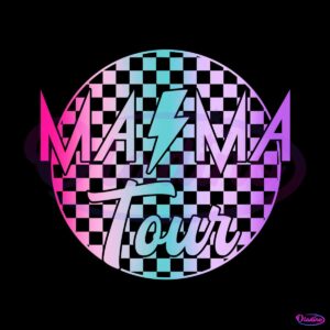 checkered-mama-tour-lightning-bolt-png