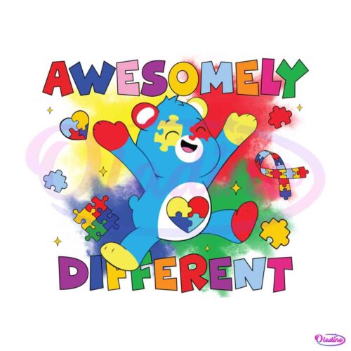 awesomely-different-cute-bear-autism-png