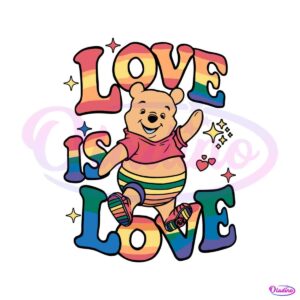 winnie-the-pooh-love-is-love-pride-month-svg