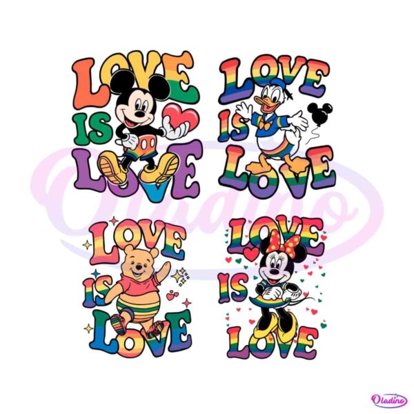 disney-characters-love-is-love-svg-bundle