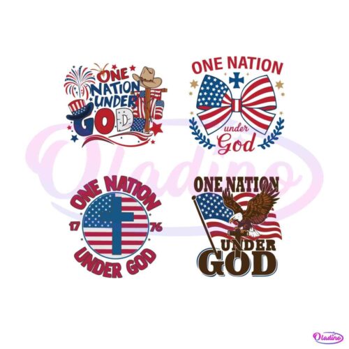 one-nation-under-god-4th-of-july-svg-bundle