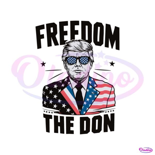 freedom-the-don-2024-maga-trump-svg