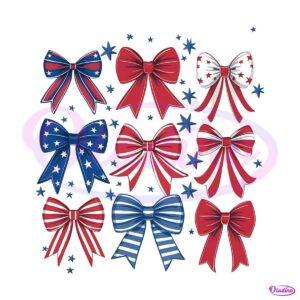 red-white-and-blue-bows-svg