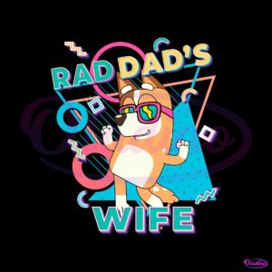 retro-rad-dads-wife-bluey-cartoon-svg