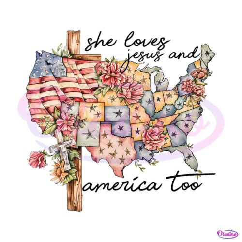 she-loves-jesus-and-america-too-floral-map-png