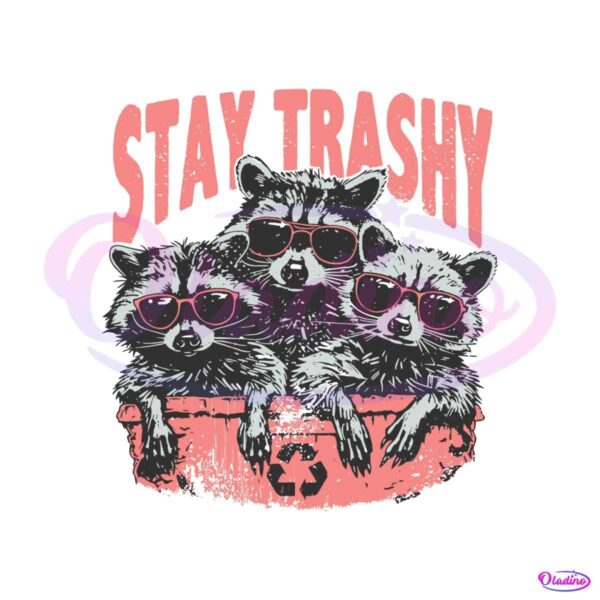 funny-stay-trashy-raccoon-squad-svg