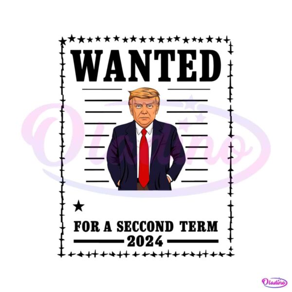 wanted-trump-2024-for-a-second-term-usa-flag-png