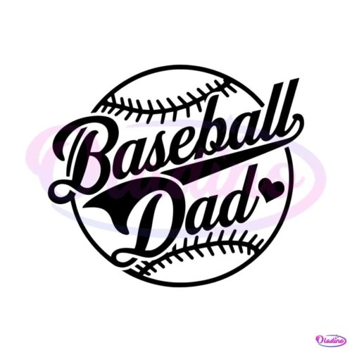 retro-baseball-dad-heart-svg