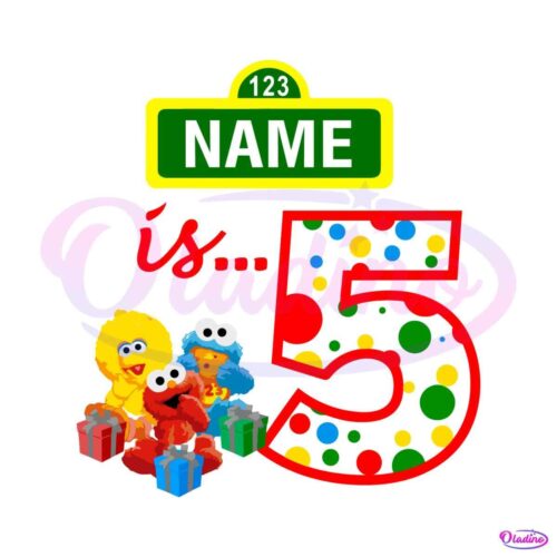 custom-sesame-street-5th-birthday-png