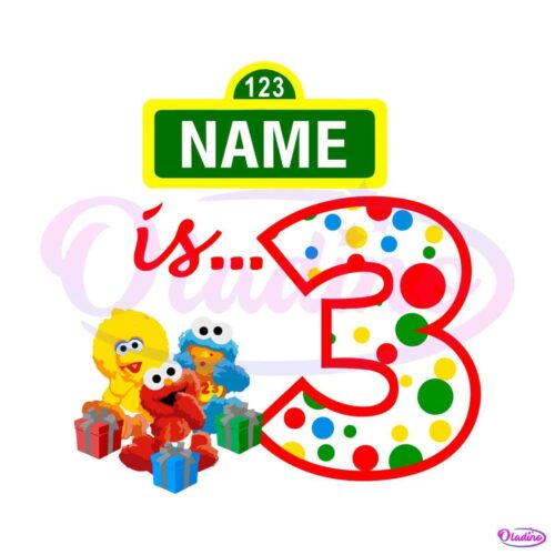 custom-sesame-street-3rd-birthday-png