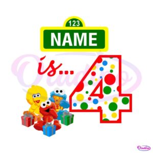 custom-sesame-street-4th-birthday-png