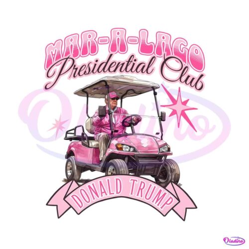 golf-cart-mar-a-lago-presidential-club-donald-trump-png