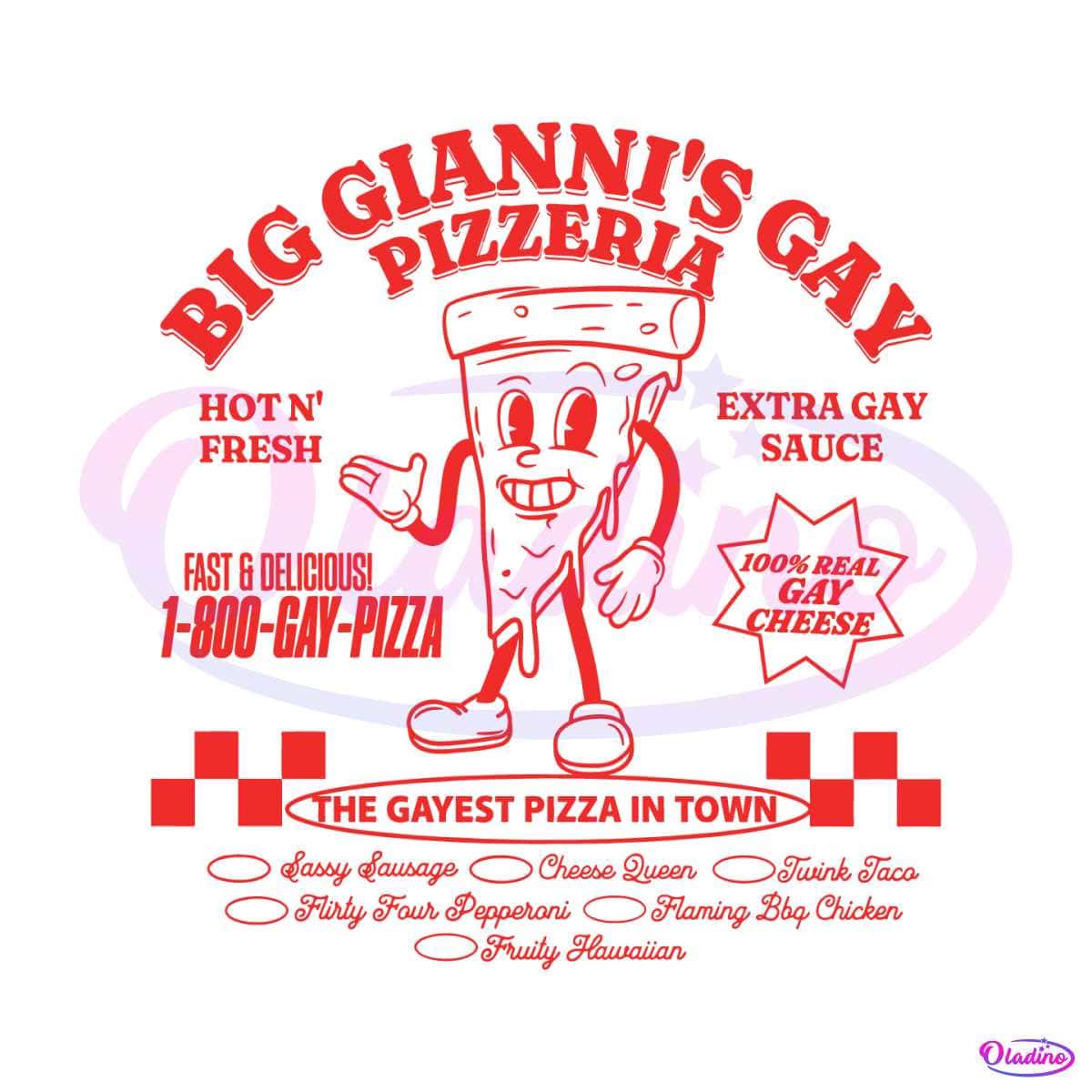 Big Giannis Gay Pizzeria The Gayest Pizza On Town SVG