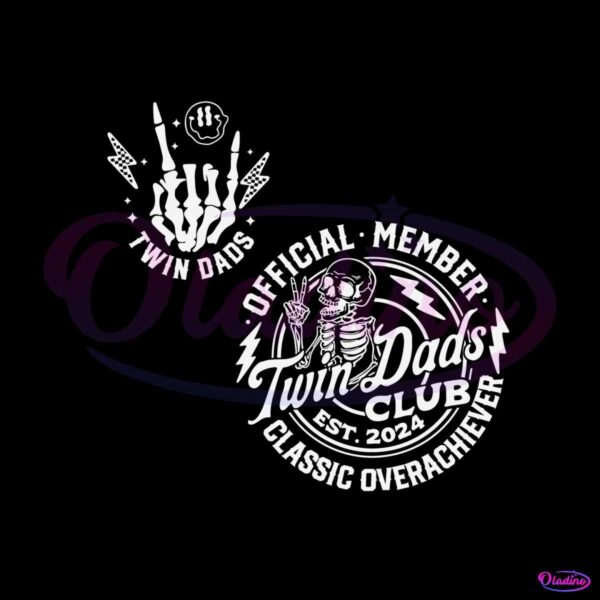 official-member-twins-dad-club-est-2024-svg