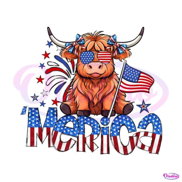 retro-merica-4th-of-july-highland-cow-png