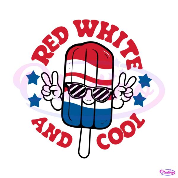 funny-red-white-and-cool-ice-cream-svg