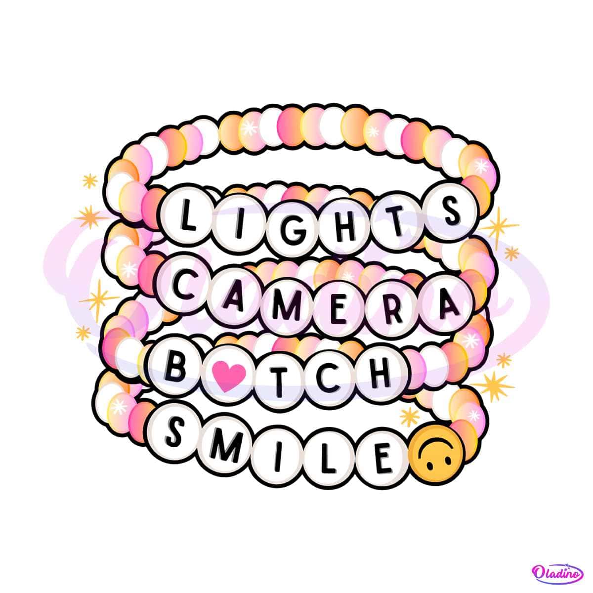 Lights Camera Bitch Smile Ttpd Lyrics Png