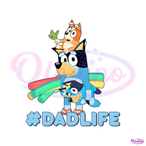 bluey-bandit-dad-life-cartoon-png