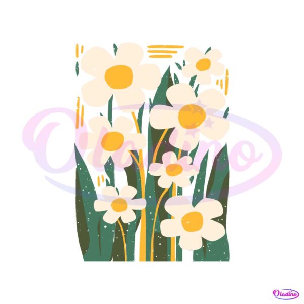 retro-flower-daisy-summer-vibes-svg