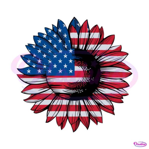 retro-4th-of-july-america-sunflower-usa-flag-svg