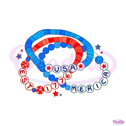 merica-friendship-bracelet-usa-est-1776-svg