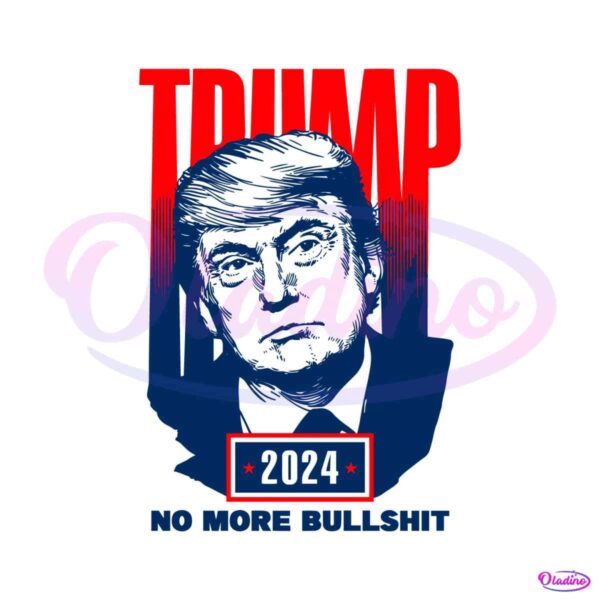 retro-trump-2024-no-more-bullshit-svg