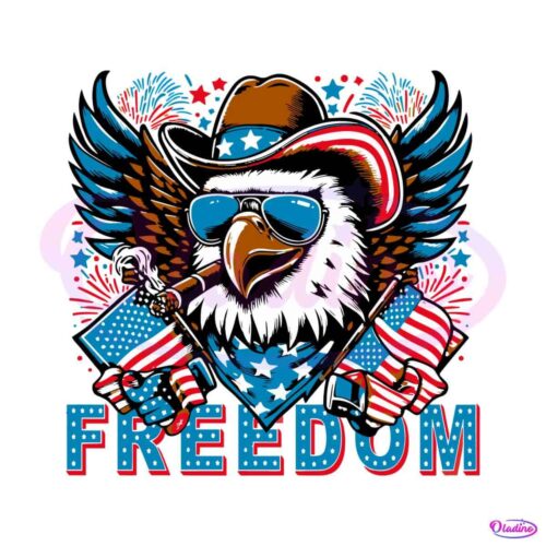 eagles-cowboy-freedom-us-flag-png