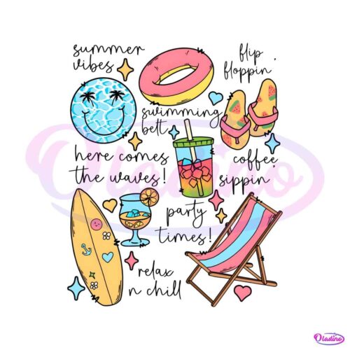 summer-vibes-flip-floppin-doodles-png