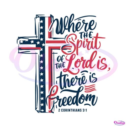 where-the-spirit-of-the-lord-is-there-is-freedom-svg