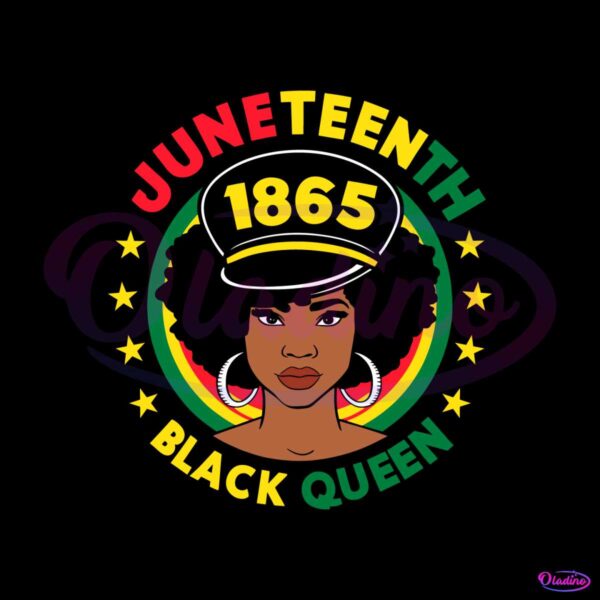 juneteenth-1865-black-queen-black-history-svg