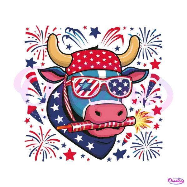 patriotic-cow-western-american-independence-day-png