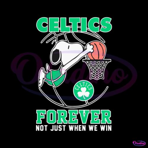 celtics-snoopy-forever-not-just-when-we-win-svg