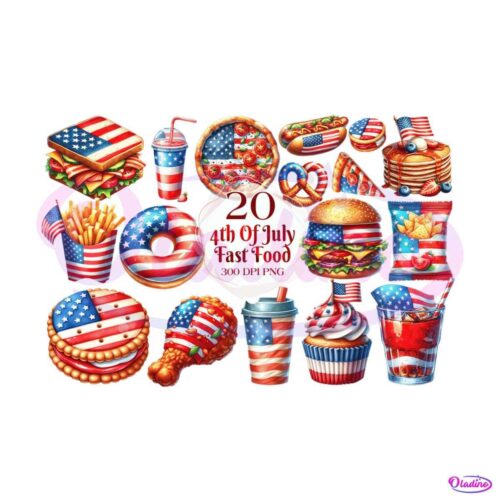 fast-food-for-4th-of-july-png-bundle