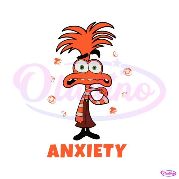 inside-out-anxiety-disney-character-svg
