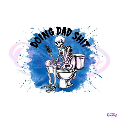 doing-dad-shit-funny-toilet-skeleton-png