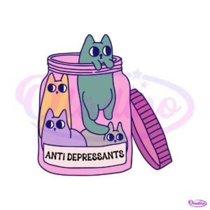 antidepressant-cat-mental-health-matter-svg