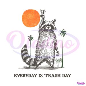 everyday-is-trash-day-raccoon-meme-png