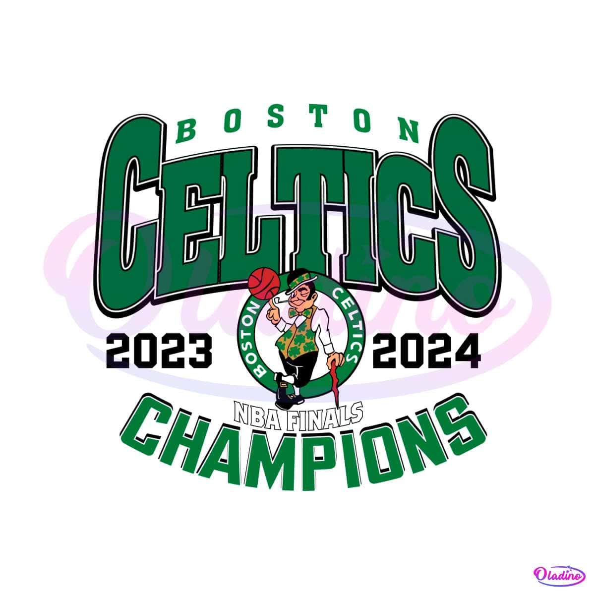 NBA Finals 2024 Boston Celtics Champions SVG