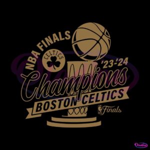 nba-finals-champions-celtics-wins-trophy-svg